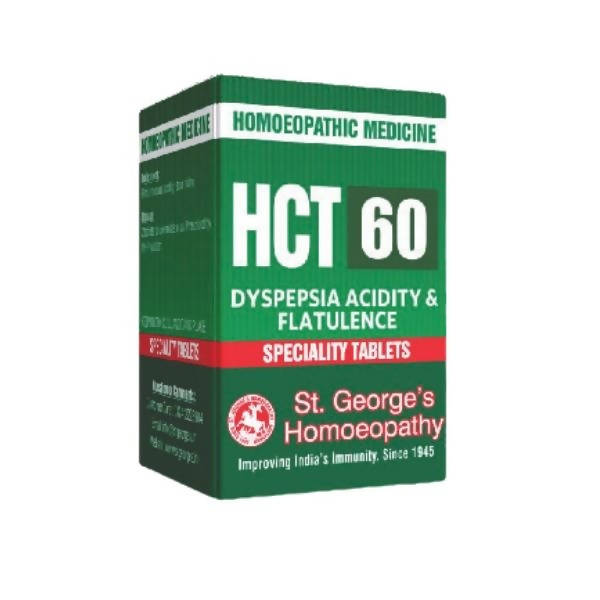 St. George's Homeopathy HCT 60 Tablets | Swadesiicart