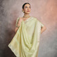 Vishnu Weaves Women's Pista Tissue Linen Zari Woven Saree with Blouse - Swadesiicart