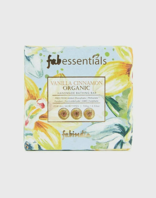 Fabessentials Vanilla Cinnamon Handmade Bathing Bar - FabIndia Limited