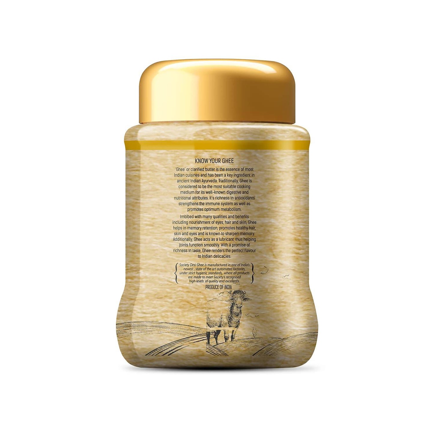 Society Desi Ghee | 100% Pure and Natural | Desi Ghee | Highly Nutritious | Traditional Curd-Churned | Swadesiicart