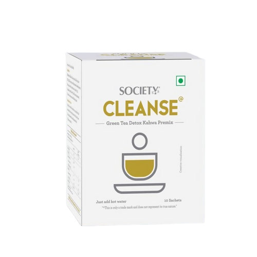 Society Cleanse Green Tea Detox Kahwa Premix | Swadesiicart