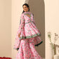 Pomcha Jaipur Pink Gul Rozi Sharara Set | Swadesiicart