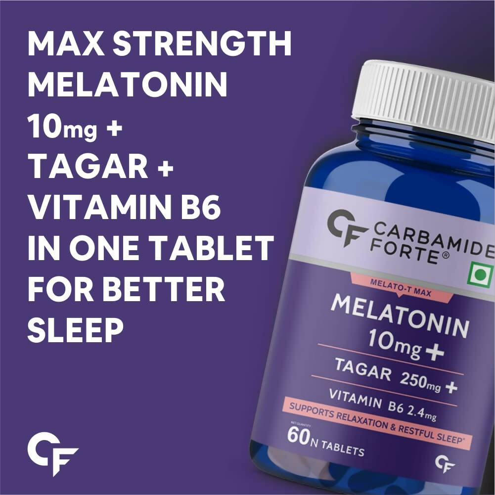 Carbamide Forte Melatonin with Tagar Tablets - Swadesiicart