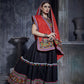 AI Fashion Black Art Silk Designer Navratri Lehenga Choli Collection