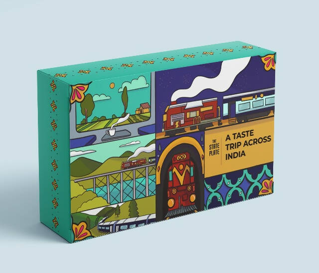 The State Plate Diwali Premium Gift Box - A Taste Trip Across India - Swadesiicart