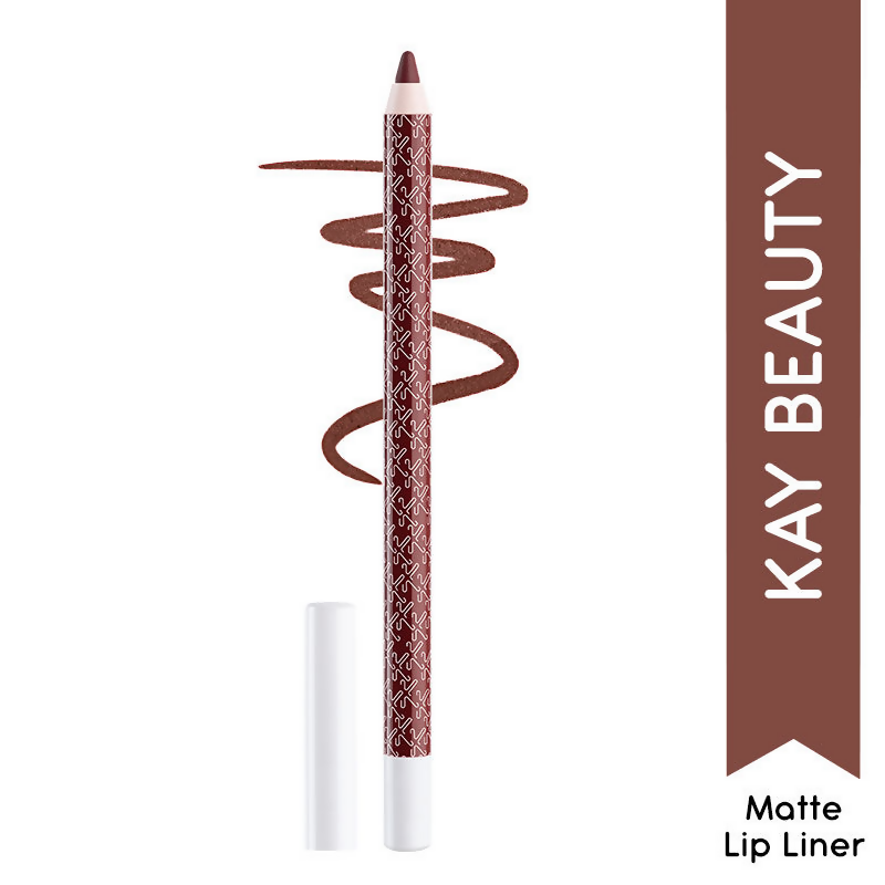 Kay Beauty Matte Action Lip Liner & Fill Lip Pencil - Fame | Swadesiicart