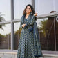 Aayaa Designer Printed Cotton Silk Suit - Multi Color
