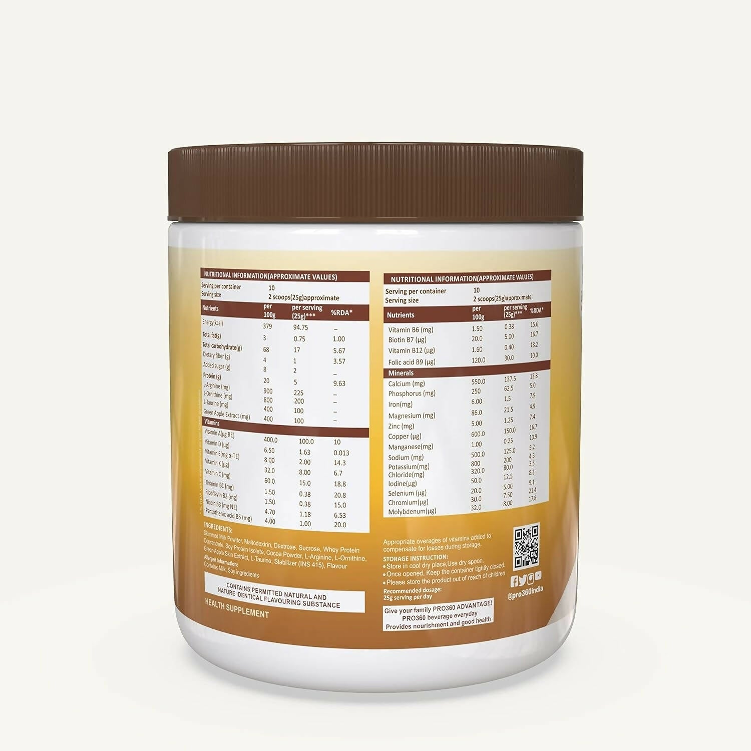 Pro360 Hair Grow Nutritional Protein Supplement Powder | Swadesiicart