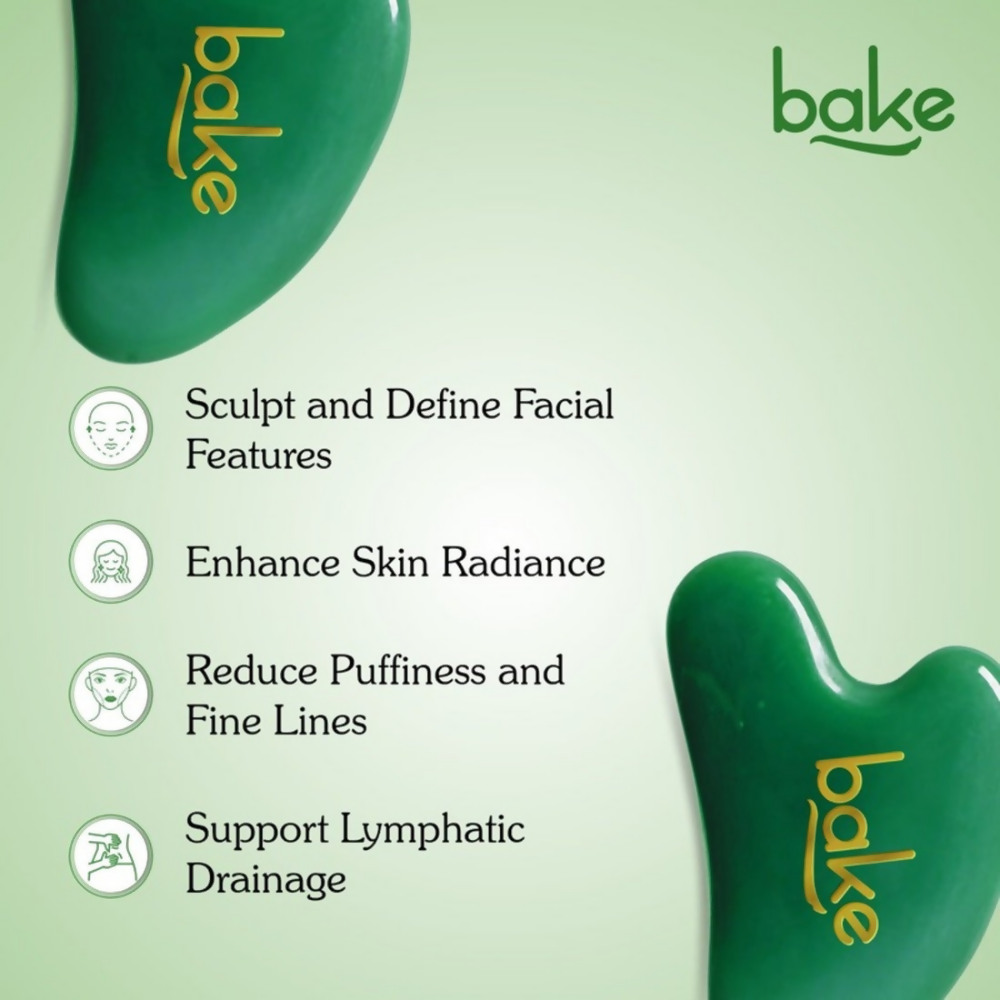 Bake Jade Gua Sha Face Massage Tool | Swadesiicart