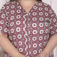 Miravan Women's Plus Size Cotton Floral Printed Cream A-Line Kurta with Buttons - Swadesiicart