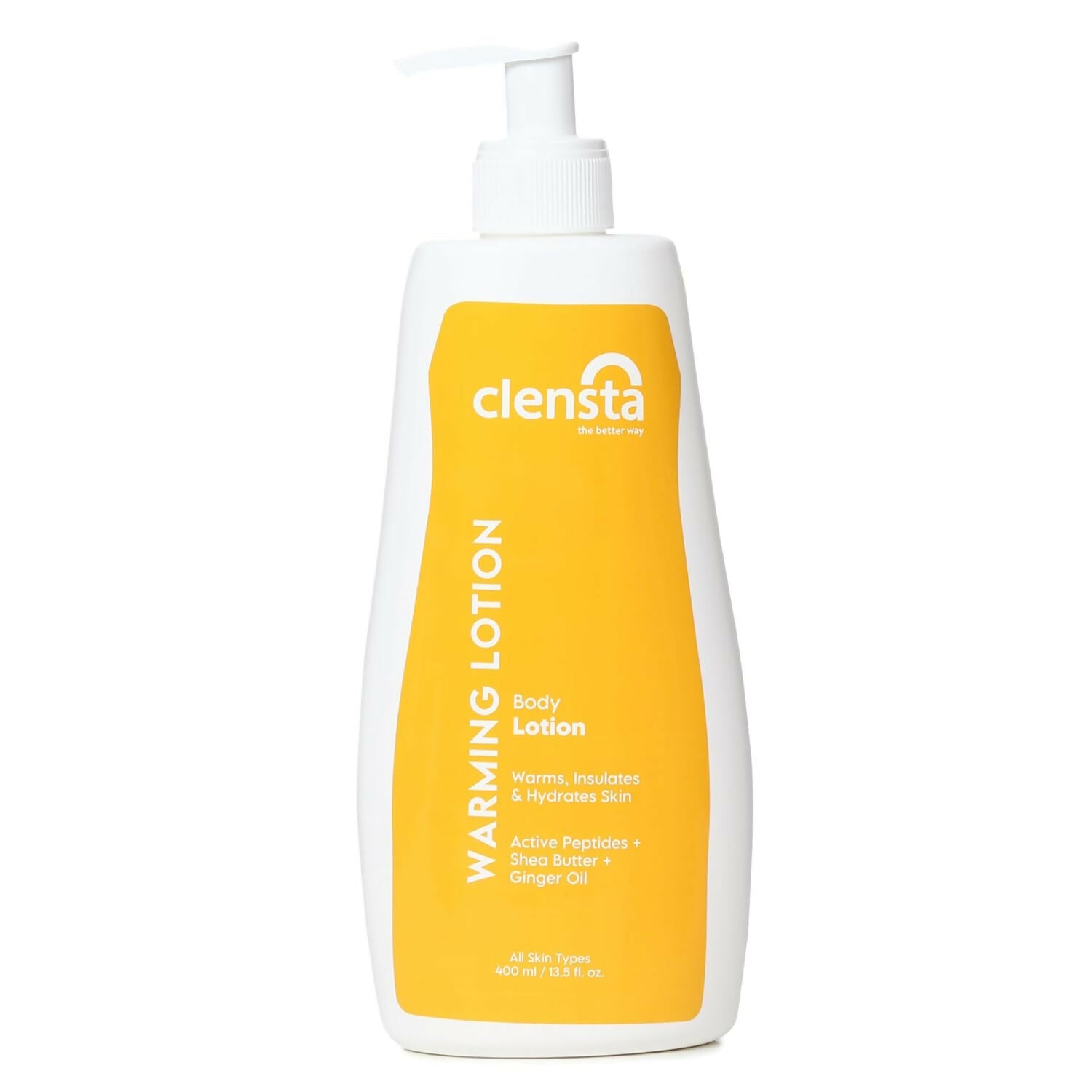 Clensta Warming Body Lotion With Ginger Oil | Swadesiicart