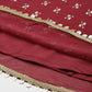 Ahalyaa Women Printed Tunic with Palazzos - Maroon Color | Swadesiicart