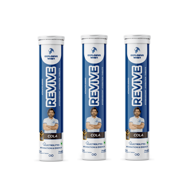 Explosive Whey Athlete Series Revive Hydration Tablets | Swadesiicart