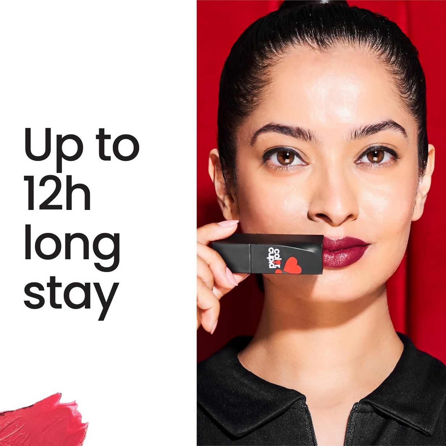 Color Cupid Velvety Intense Color 12-Hour Stay Bullet Lipstick - Spring Pink - Swadesiicart