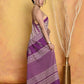 Very Much Indian Handblock Printed Cotton Saree With Natural Dyes - White | Swadesiicart