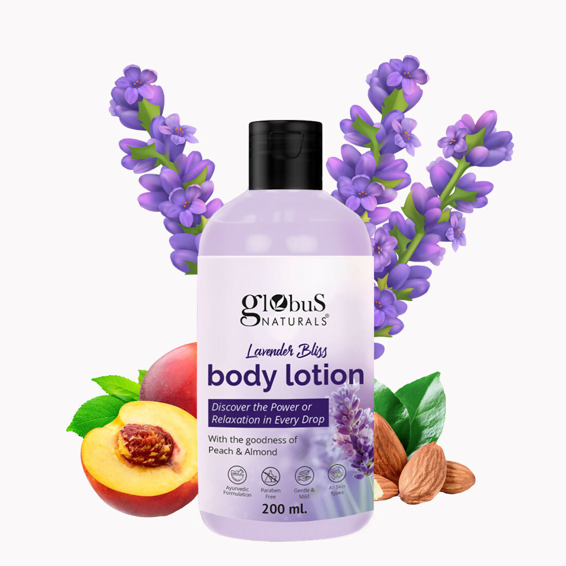 Globus Naturals Lavender Bliss Body Lotion | Swadesiicart