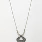 NVR Women's Silver-Toned German Silver Oxidised Pendant with Chain | Swadesiicart