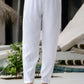 The52 White Women's Gorgeous Embroidered Chanderi Fabric Straight Kurta, Pant and Dupatta Set - Swadesiicart