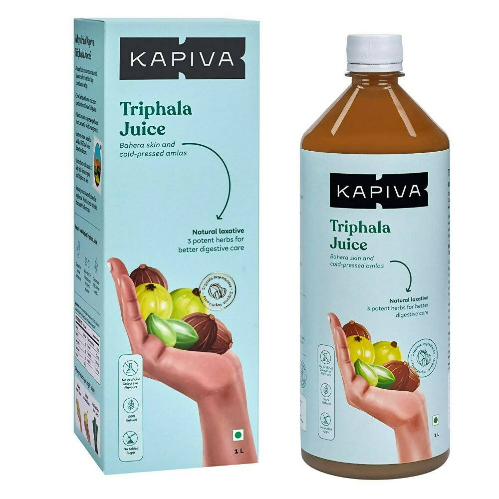 Kapiva Ayurveda Triphala Juice | Ayurvedic Digestive Detox Juice with Haritaki, Bibhitaki & Amla - Swadesiicart