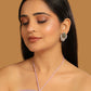 Nuyug 22K Gold Plated Labradorite Stone Contemporary Stud Earrings | Swadesiicart