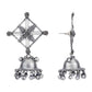 Joban Fashion Women Ghungroo Style Silver Tone Brass Jhumka | Swadesiicart