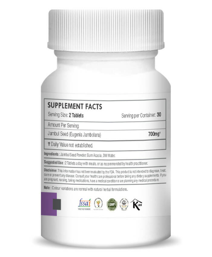 H&C Herbal Jambul Seed Tablets - Swadesiicart