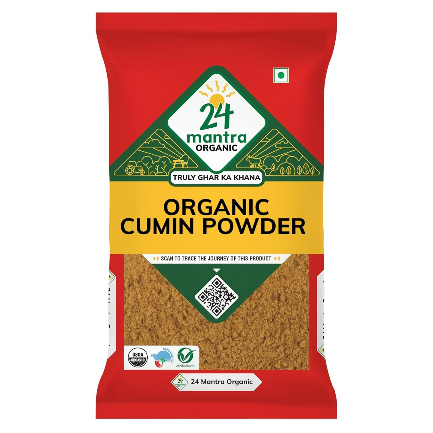 24 Mantra Organic Cumin Powder/Zeera Powder/Jeelakarra | Swadesiicart