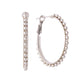 NVR Women Silver Toned Beaded Circular Earrings | Swadesiicart