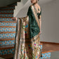 Vishnu Weaves Women's Bt-Green Paithani Silk Zari Woven Saree with Blouse - Swadesiicart