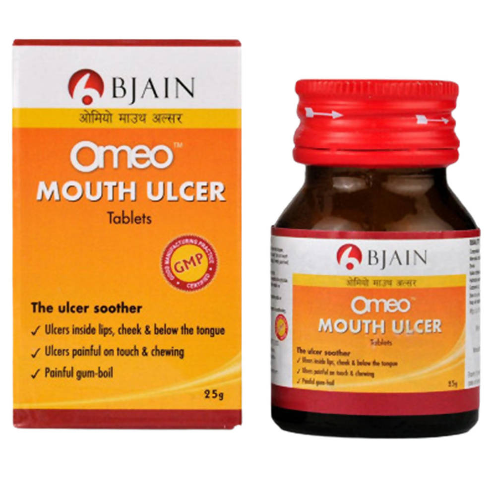 Bjain Homeopathy Omeo Mouth Ulcer Tablets | Swadesiicart