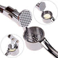 Stainless Steel look - Garlic Squeezer - Swadesiicart