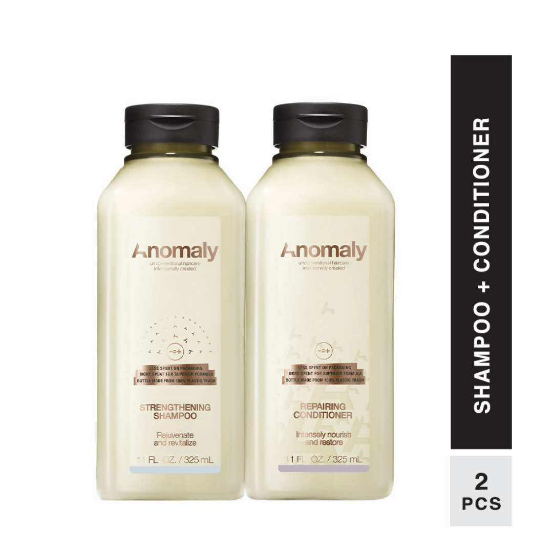 Anomaly by Priyanka Chopra Strengthening Shampoo & Repairing Conditioner Combo | Swadesiicart