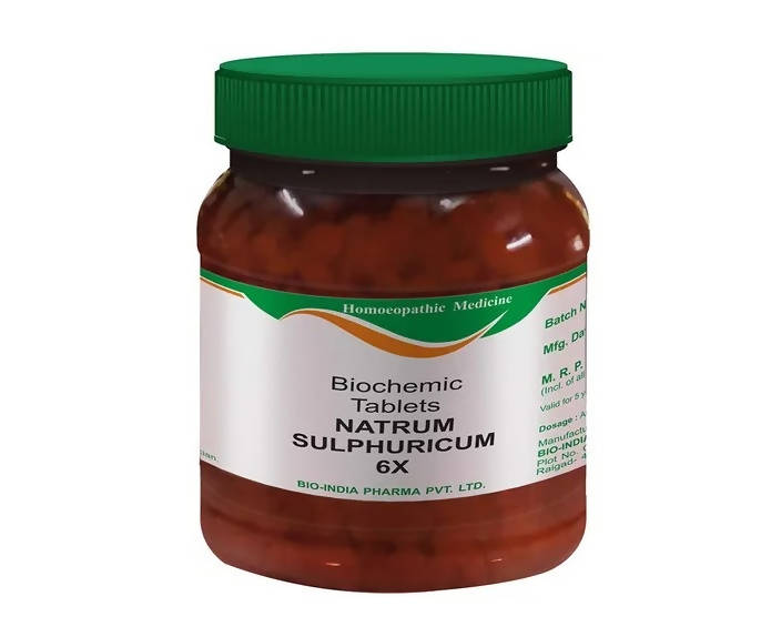 Bio India Homeopathy Natrum Sulphuricum Biochemic Tablets | Swadesiicart