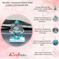 eCraftIndia SkyBlue and Transparent Double Sided Crystal Car Ganesha Showpiece - Swadesiicart