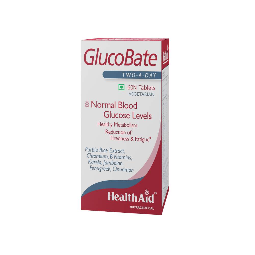 HealthAid GlucoBate Tablets - HealthAid