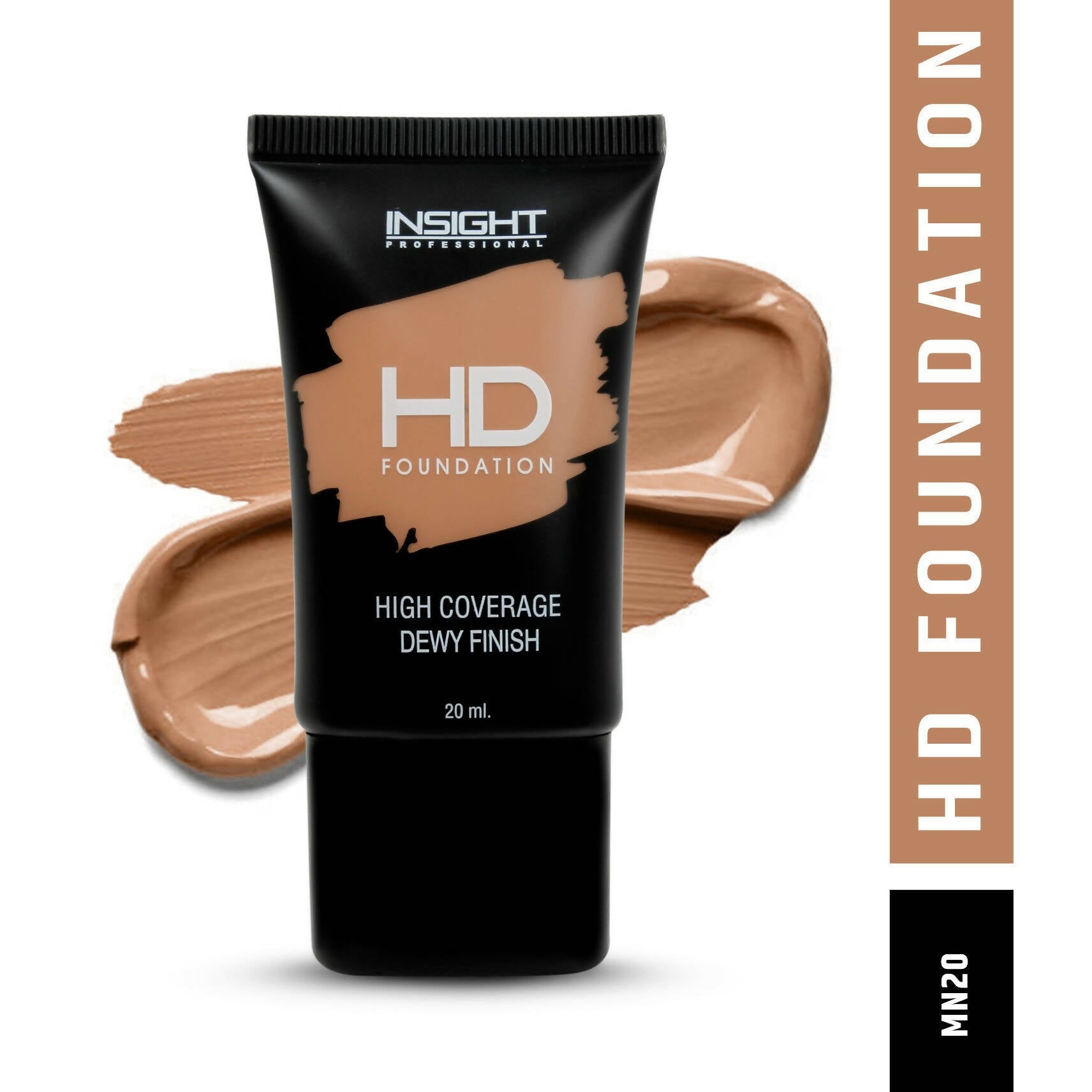 Insight Cosmetics HD Foundation - MN 20 - Swadesiicart