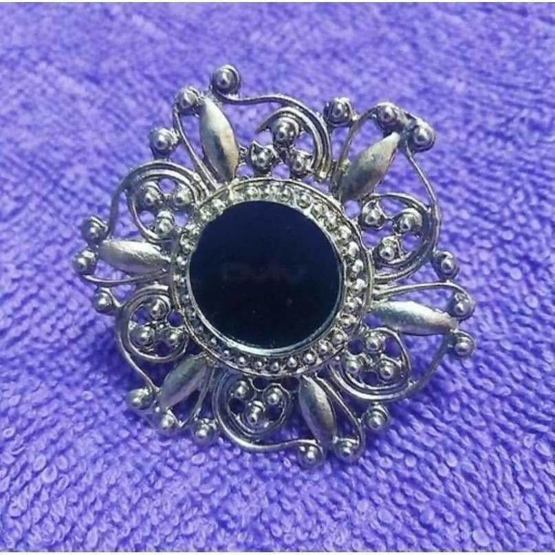 MS Fashion India Women Artificial Jewellery Designed Black Ring | Swadesiicart
