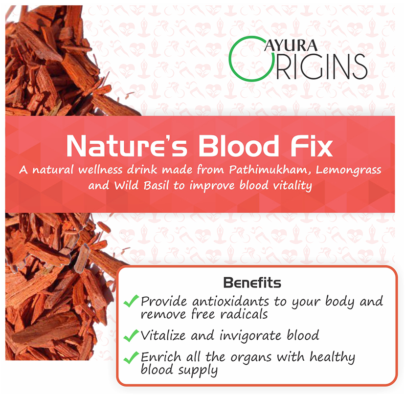 Ayura Origins Nature's Blood Fix Powder - Swadesiicart