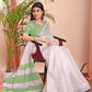 Shree Shyam Fashion The White Loom White Linen Cotton Saree