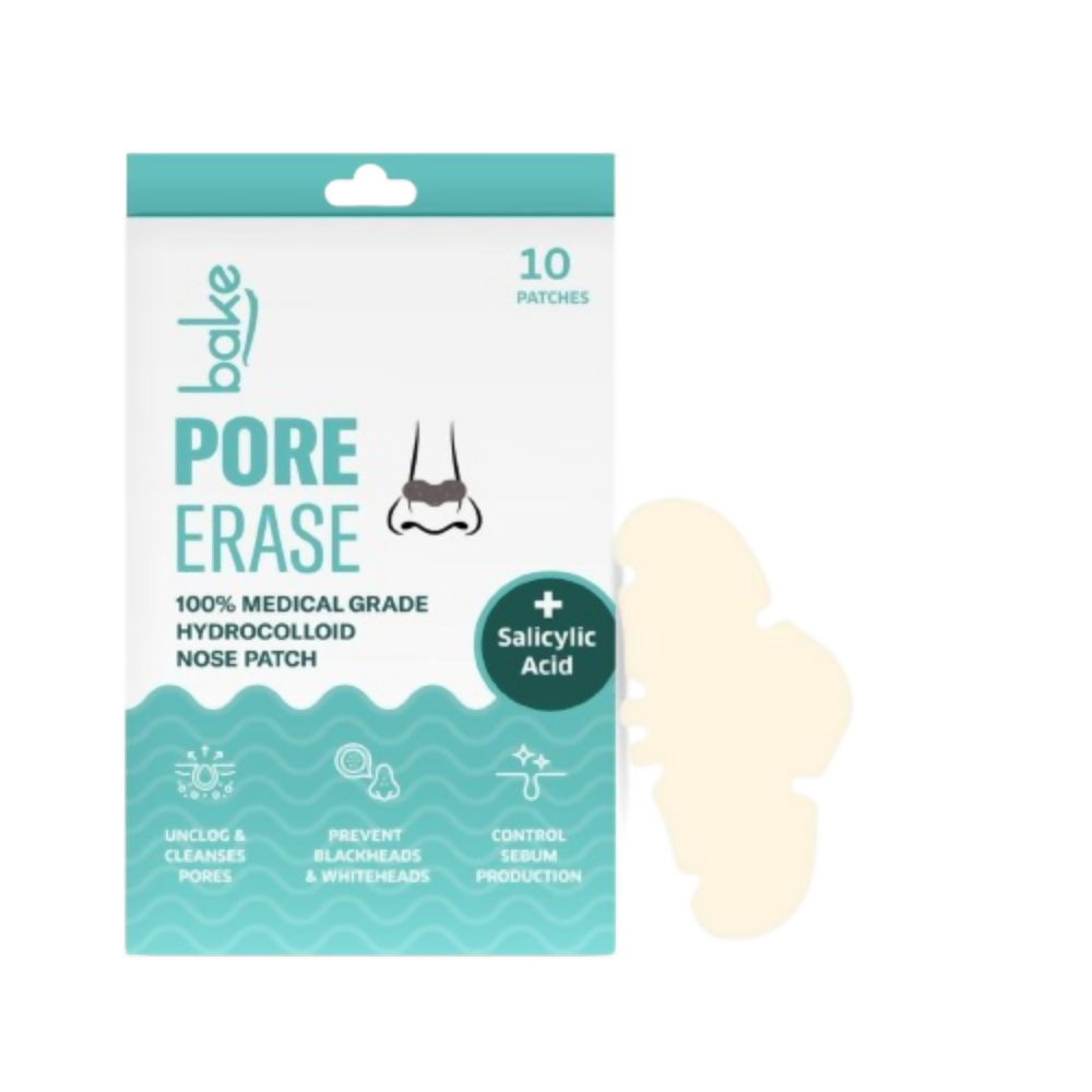 Bake 2% Salicylic Acid Pore Erase Nose Strips | Swadesiicart