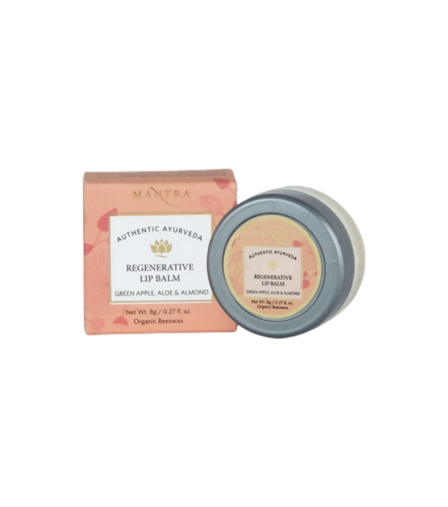Mantra Herbal Regenerative Lip Balm Green Apple, Aloe & Almond - Ayurvedant Pvt. Ltd.