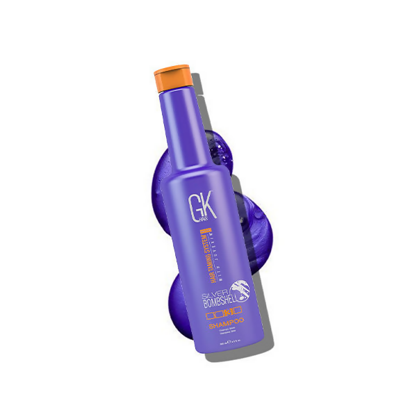 GK Hair Silver Bombshell Shampoo For Blonde & Color | Swadesiicart
