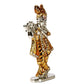 Relicon Lord Krishna Idol Silver Gold Metal Statue - Swadesiicart