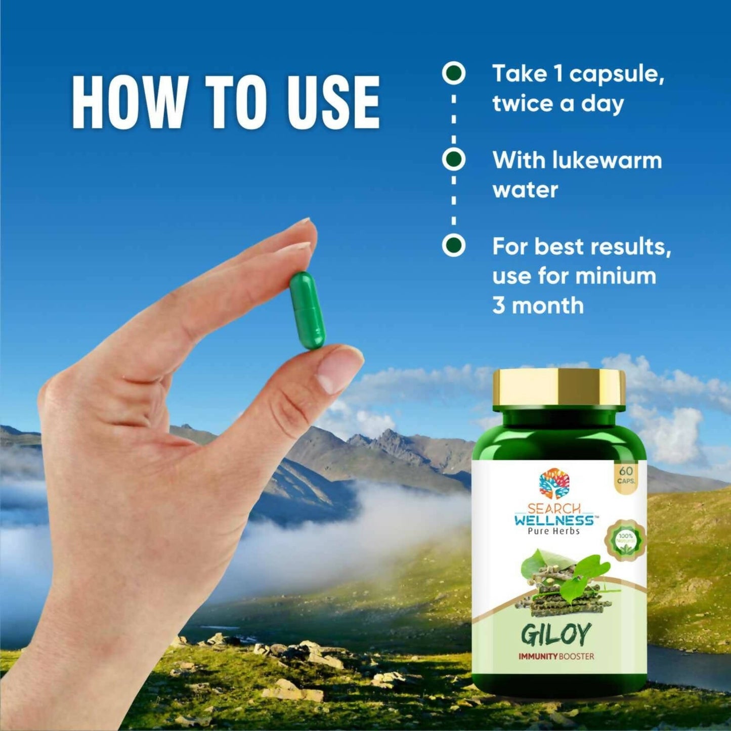 Search Wellness Giloy Capsules - Swadesiicart