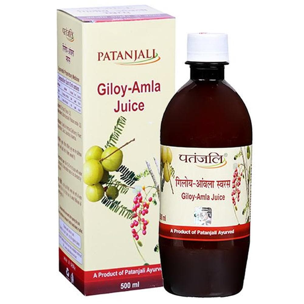Patanjali Giloy Amla Juice | Ayurvedic Immunity & Detox Drink
