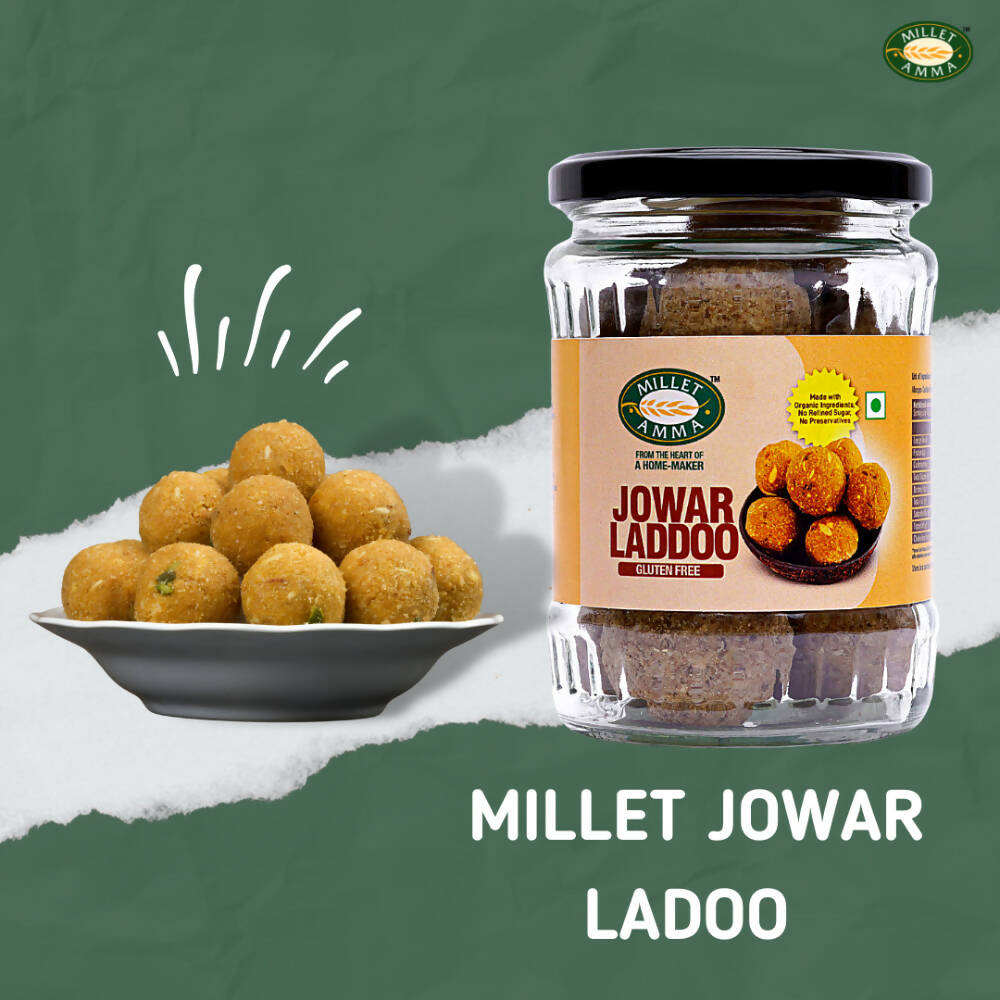 Millet Amma Jowar Laddoo-Made With Jaggery | Swadesiicart