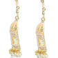 Mominos Fashion Johar Kamal Golden Color Bird Nest Earrings With Pearls - Swadesiicart
