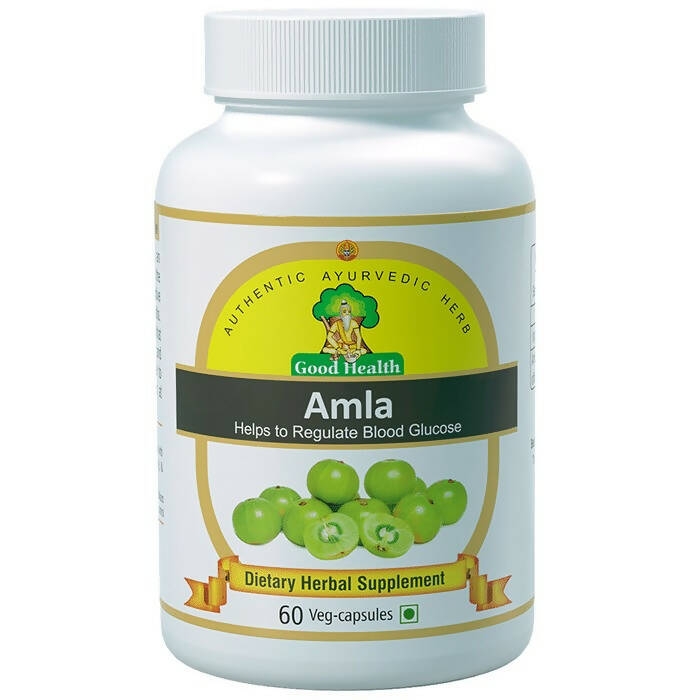Sushrut Ayurved Good Health Amla Veg Capsules - Sushrut Ayurved