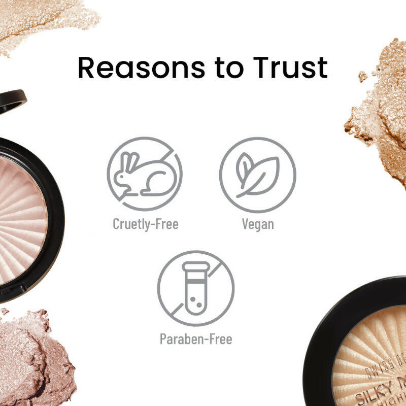 Swiss Beauty Silky Mousse Highlighter With Shimmery Finish - 02 Rasberry | Swadesiicart