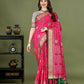 Lorenvalley Fashion Pink Patola Silk Woven Design Zari Meenakari Weaving Saree - Swadesiicart